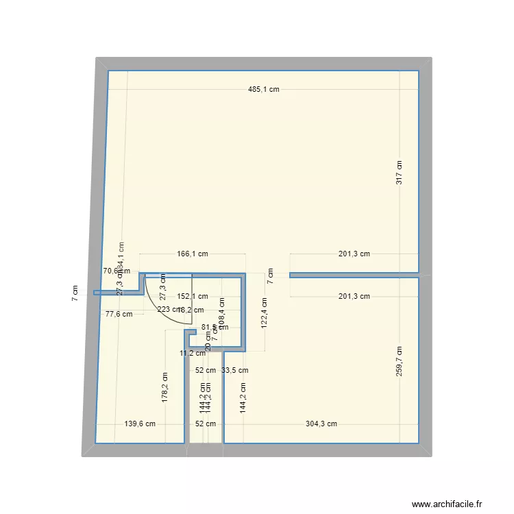 douaud du bourg. Plan de 