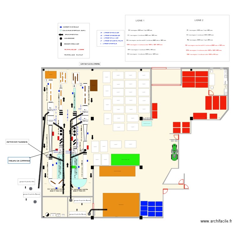 Nouvelle implantation 15/12/2022. Plan de 3 pièces et 676 m2