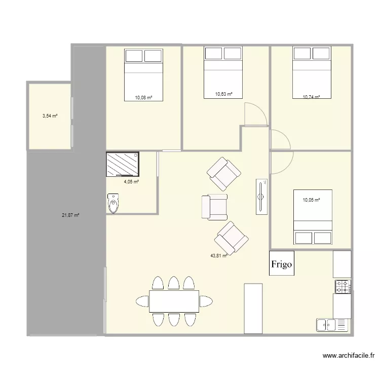 maison familiale apres travaux plein pied 3. Plan de 