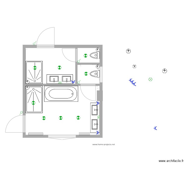 1ER 4. Plan de 0 pièce et 0 m2