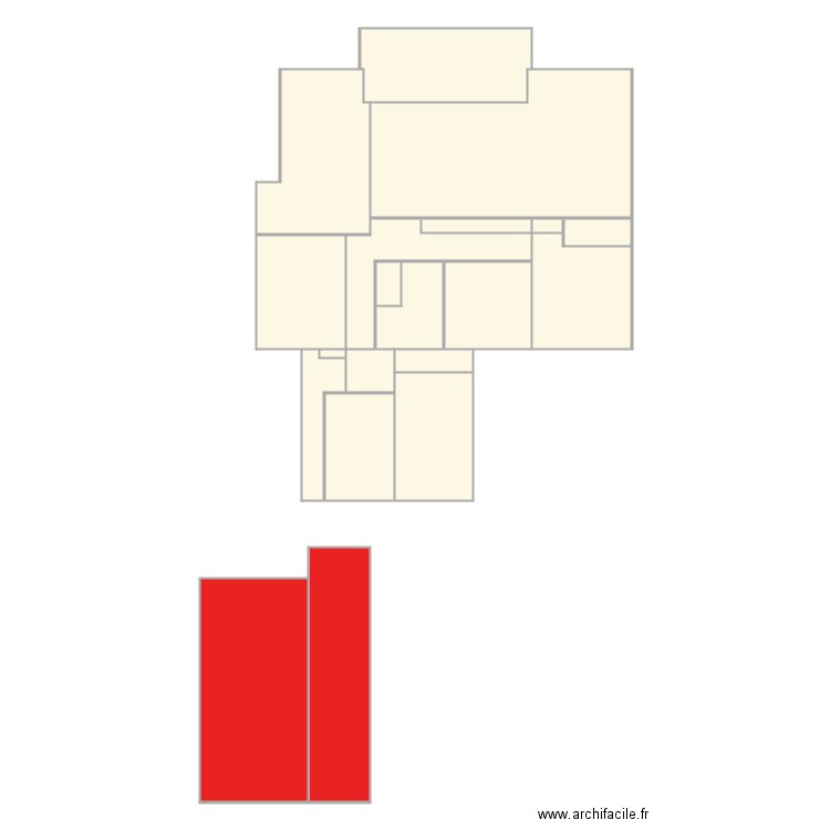 da costa vierge 1363 rdc. Plan de 20 pièces et 215 m2