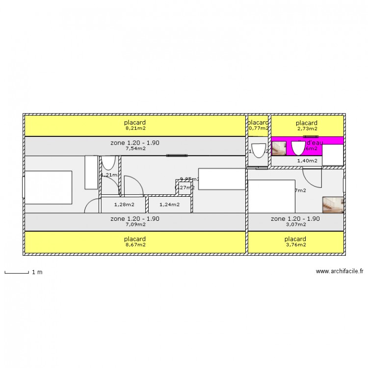 2 etage. Plan de 0 pièce et 0 m2