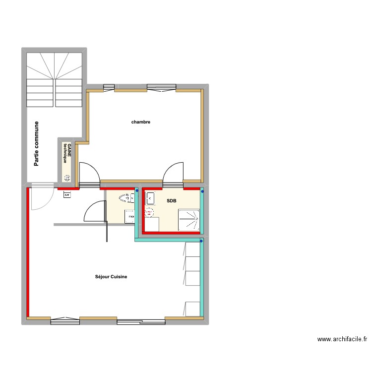 LOT A  DEUX PIECES 10 2022. Plan de 0 pièce et 0 m2
