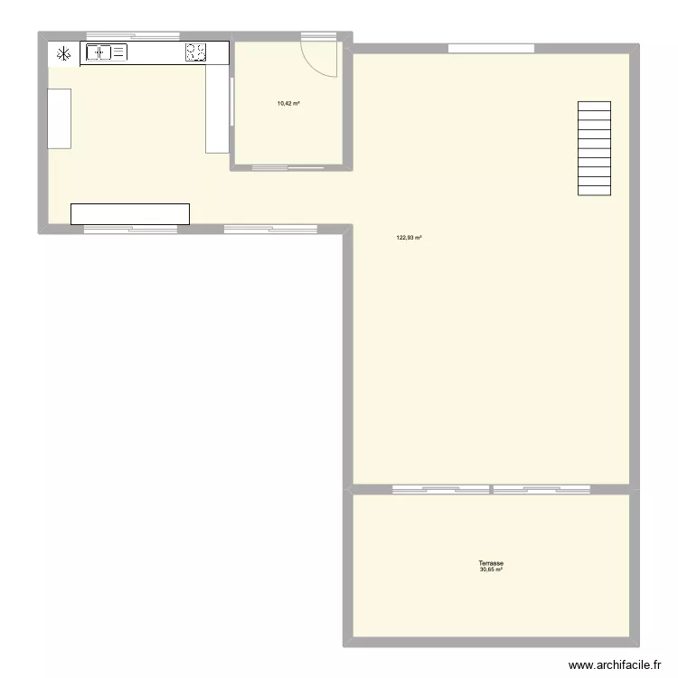 Grange Ouest et entre deux. Plan de Grange Ouest et entre deux. Plan de