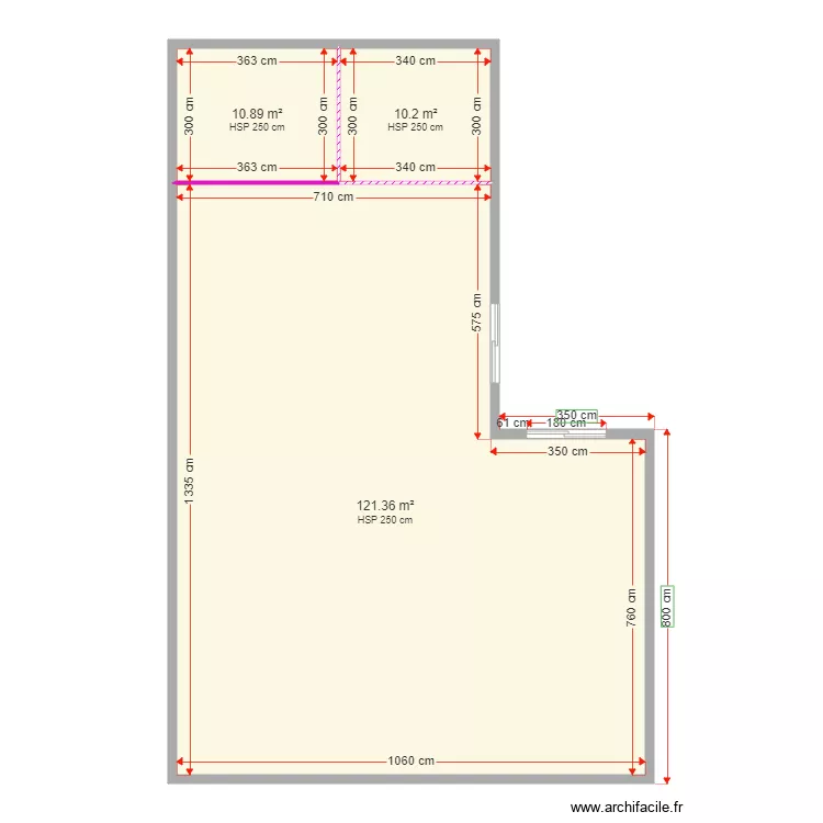 construction secours. Plan de 