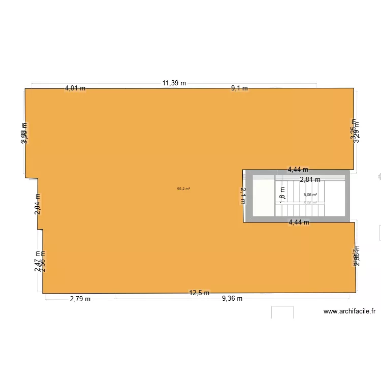 25/03/2025. Plan de 27  et 284 m²