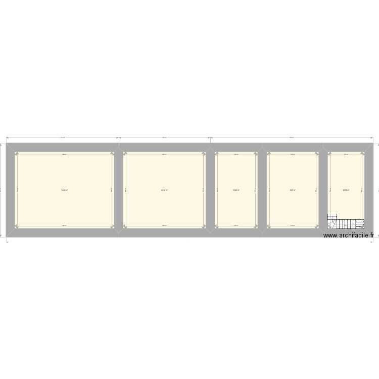 aile gauche . Plan de 0 pièce et 0 m2