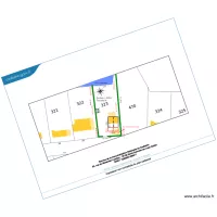 Plan de masse      chalet 56
