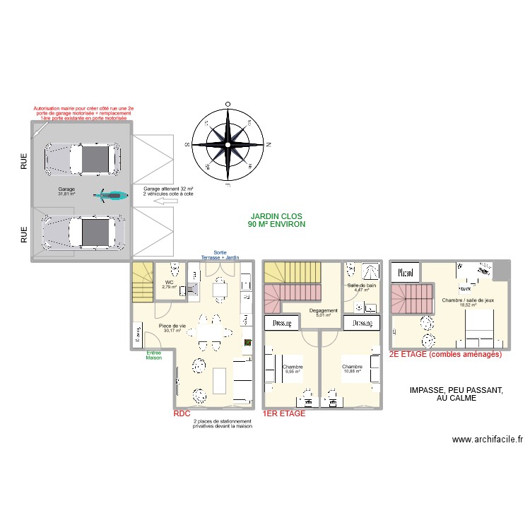 BARBIER NANCY. Plan de 0 pièce et 0 m2