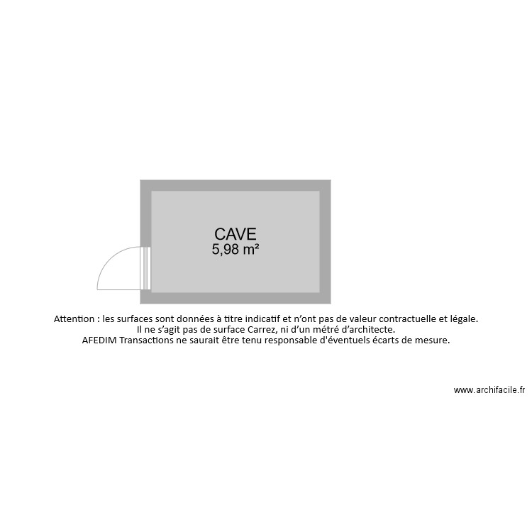 BI8045 CAVE . Plan de 0 pièce et 0 m2