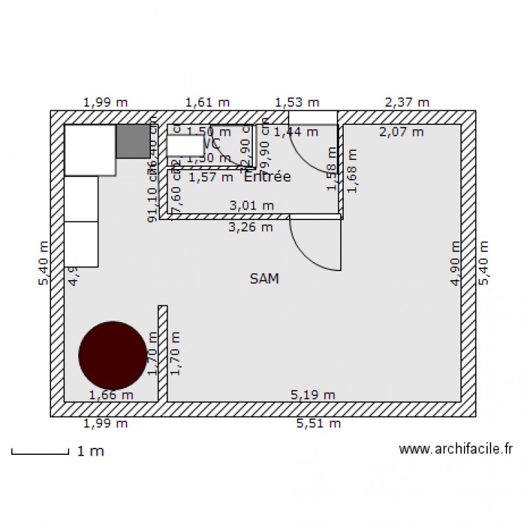 plan RDZ. Plan de 0 pièce et 0 m2