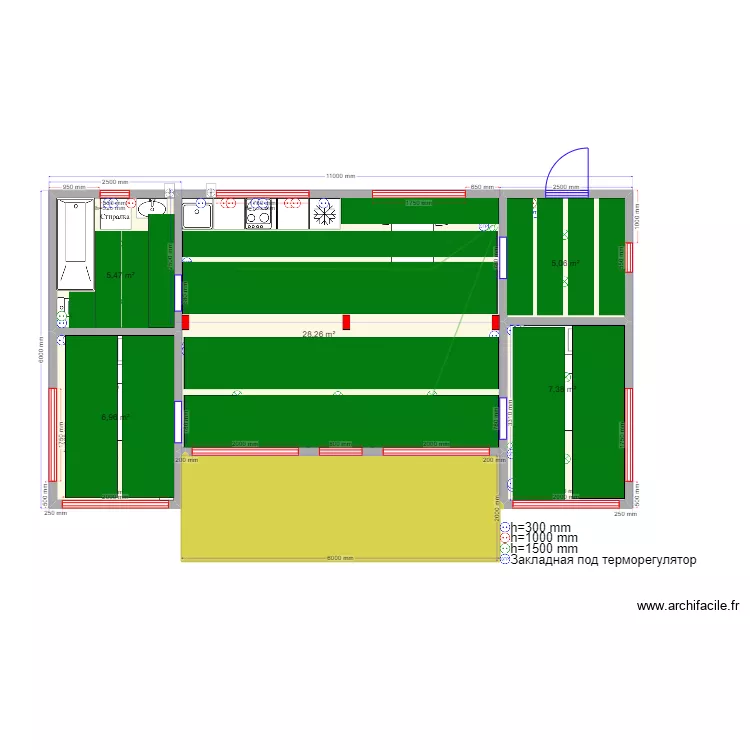 60 1 Татарстан эл ТП. Plan de 