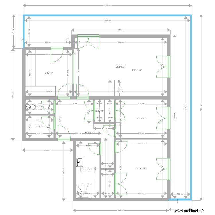 LOUDA. Plan de 0 pièce et 0 m2