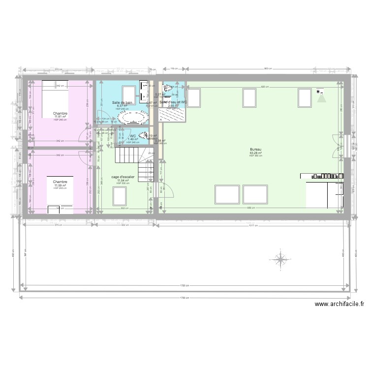 STNDA27160 1er étage. Plan de 0 pièce et 0 m2