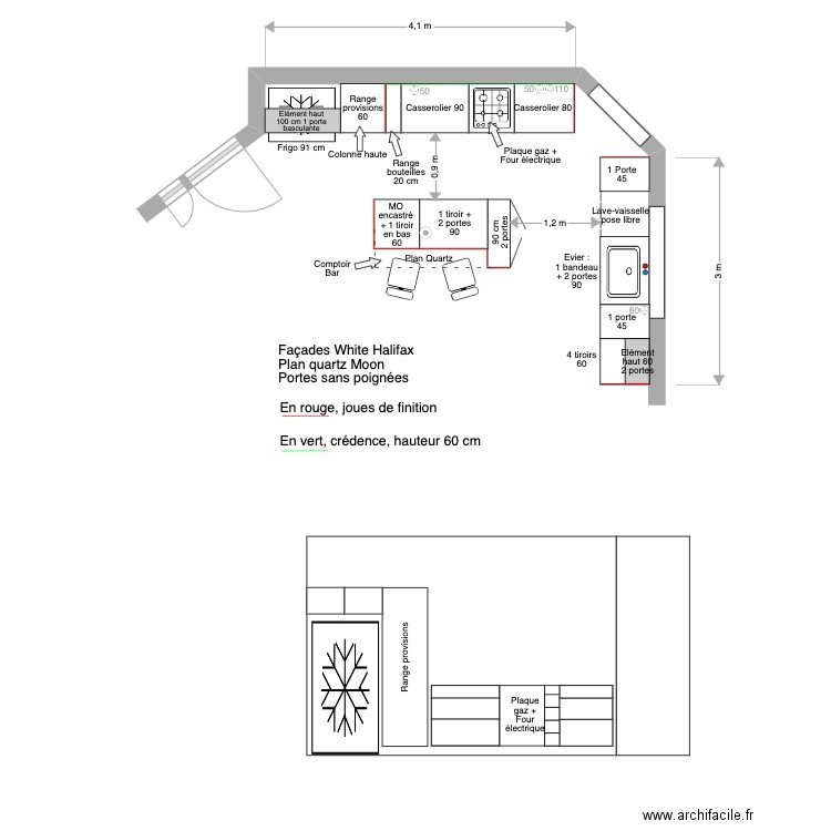 CUISINE TTVK. Plan de 0 pièce et 0 m2