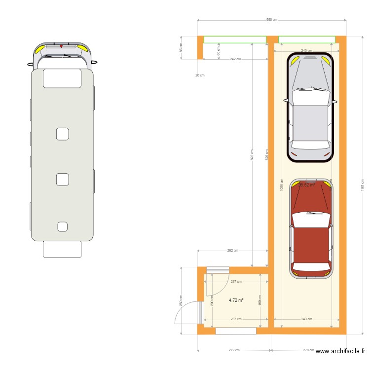 Etude Garage. Plan de 0 pièce et 0 m2