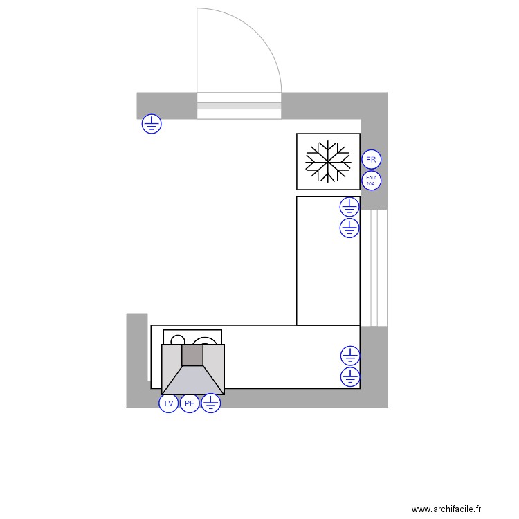 Salle cinéma. Plan de 0 pièce et 0 m2