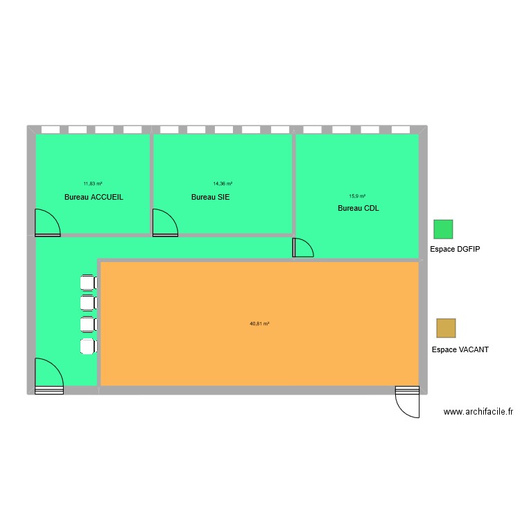MENOU. Plan de 0 pièce et 0 m2