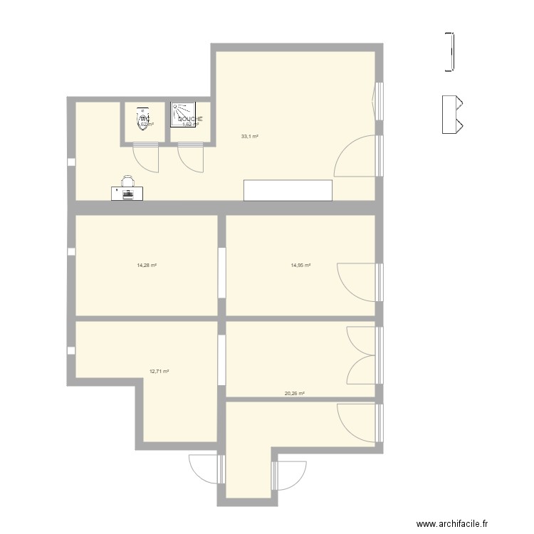 Villefranche 1. Plan de 0 pièce et 0 m2