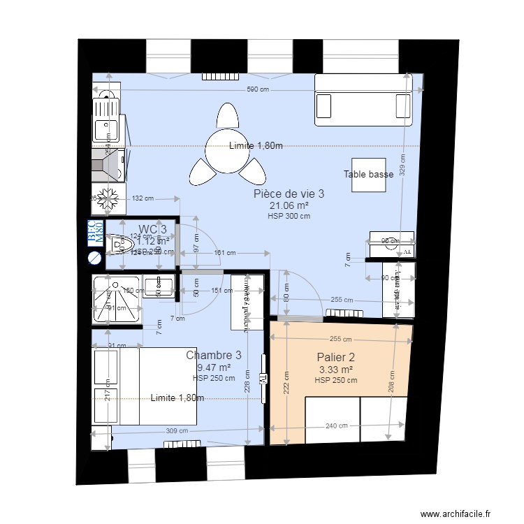 GUEPIN V2. Plan de 0 pièce et 0 m2