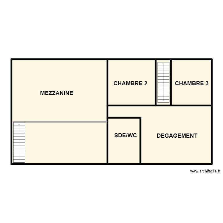 PITTIGLIO 1. Plan de 6 pièces et 156 m2