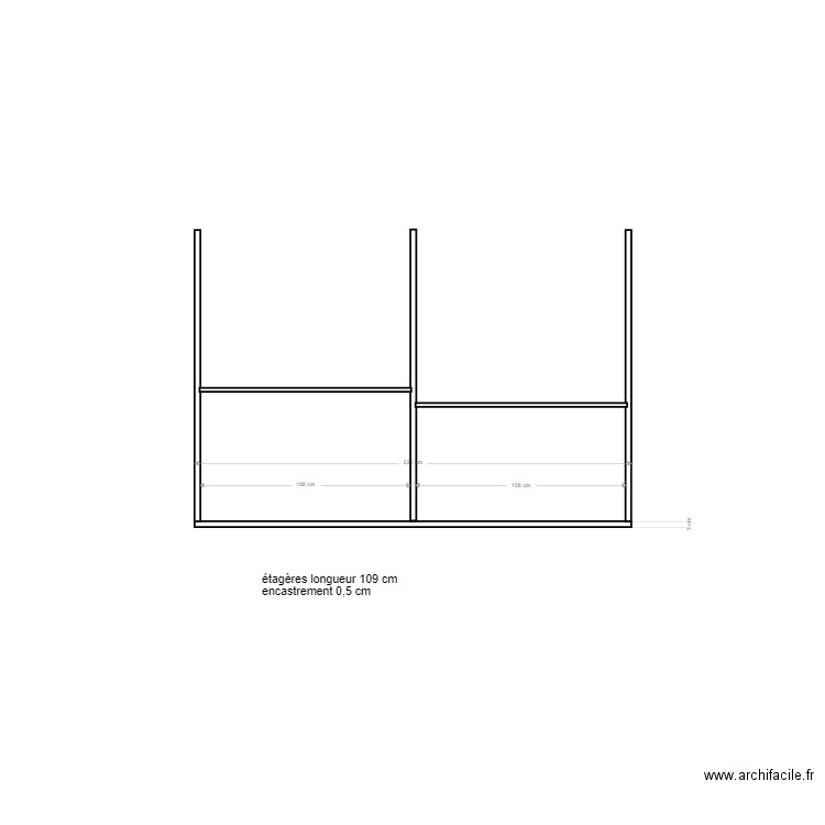 bibliothèque cotes étagères. Plan de 0 pièce et 0 m2