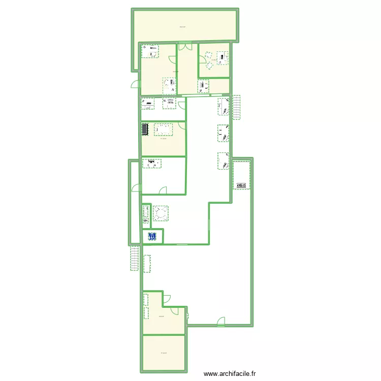 Labo St-Jacques. Plan de 