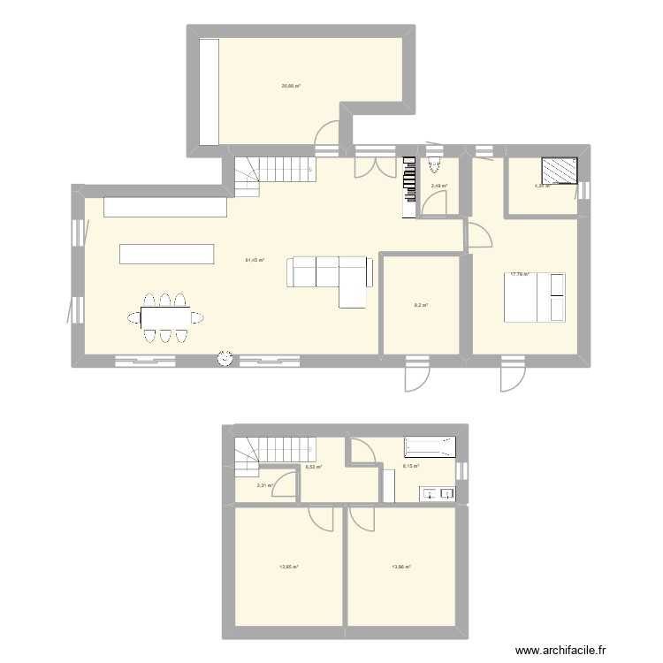 FONTVIEILLE. Plan de 0 pièce et 0 m2