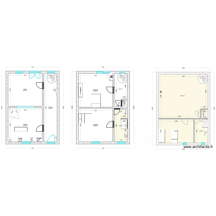 Maison Elec Orsenne. Plan de 