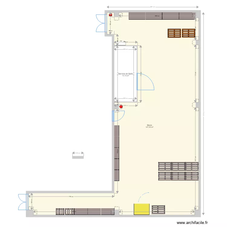 Stock actuel. Plan de Stock actuel. Plan de
