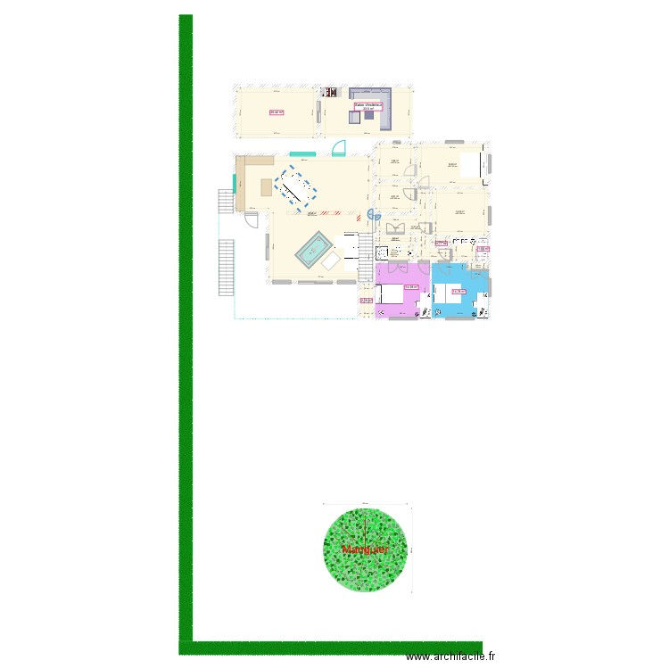 Maison Aeroport Grand Case Plus. Plan de 0 pièce et 0 m2