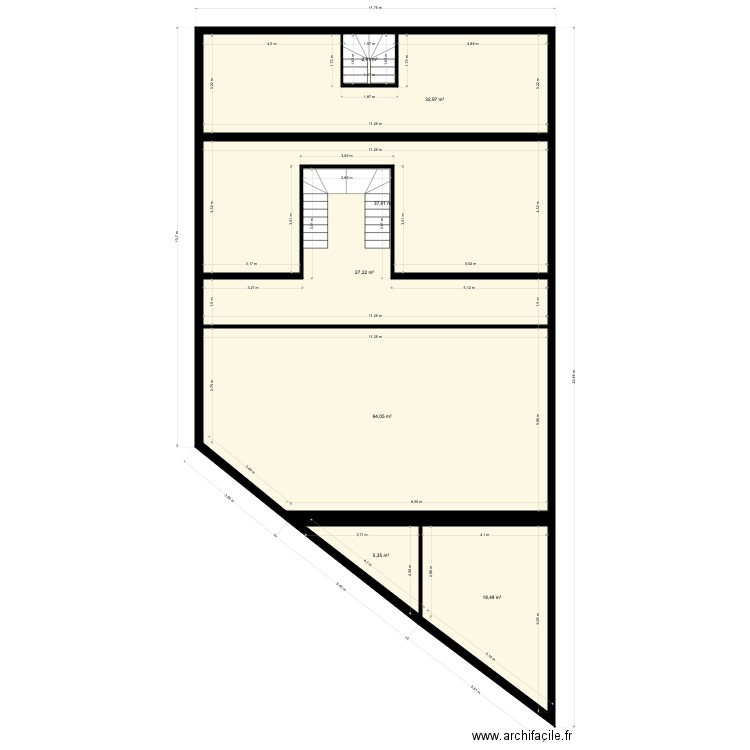 Rdc Foch. Plan de 0 pièce et 0 m2