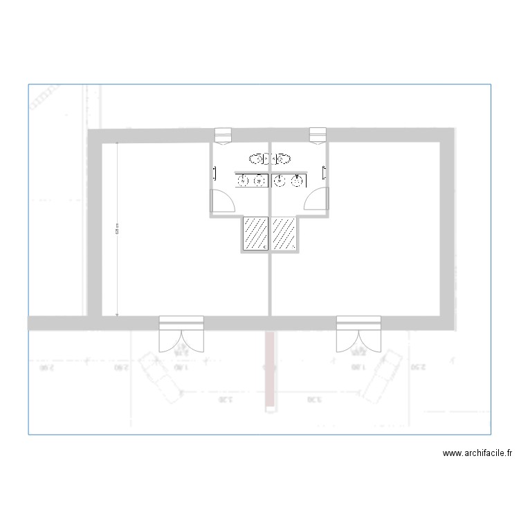 chambres. Plan de 0 pièce et 0 m2