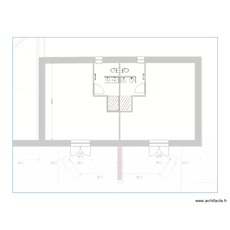 chambres. Plan de chambres. Plan de