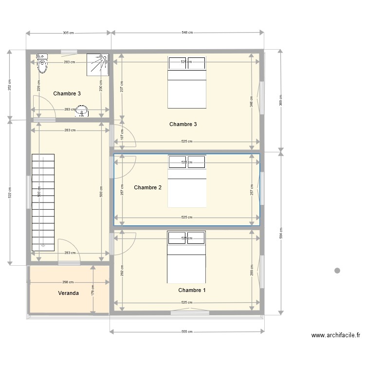 MaisonBatoufamv4c. Plan de 9 pièces et 141 m2