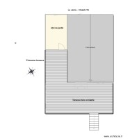 Plan Extension 2D avec terrasse 02