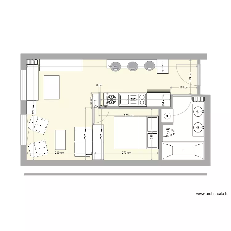 Gracieuse 2. Plan de 