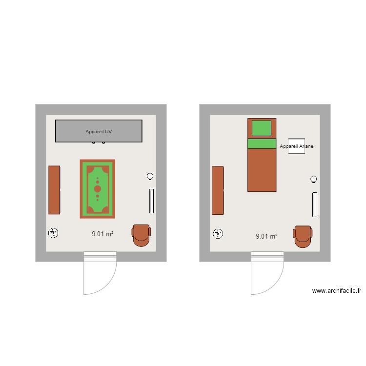 cabine miami. Plan de 0 pièce et 0 m2