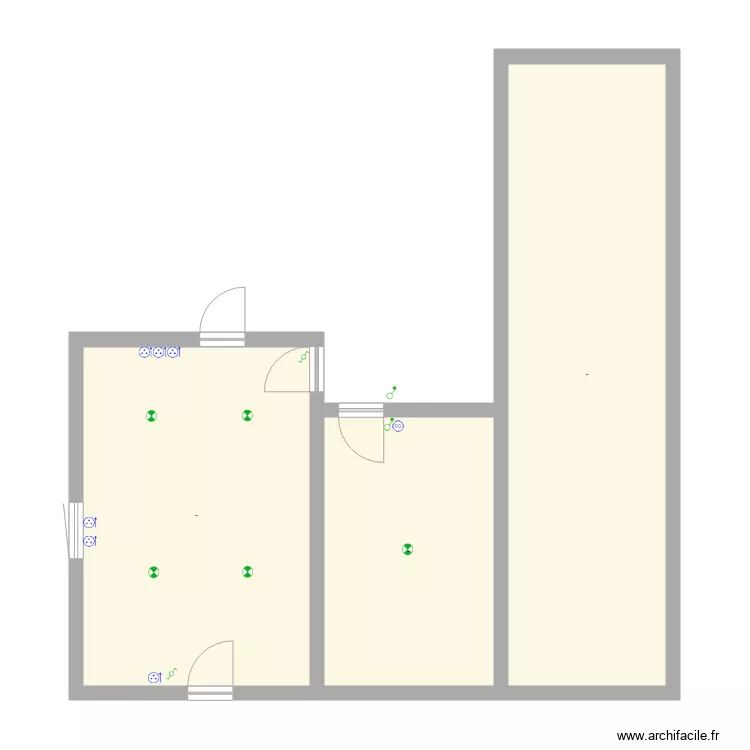 garage. Plan de garage. Plan de