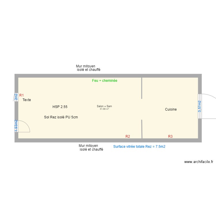 DE JAEGHER rez . Plan de 0 pièce et 0 m2