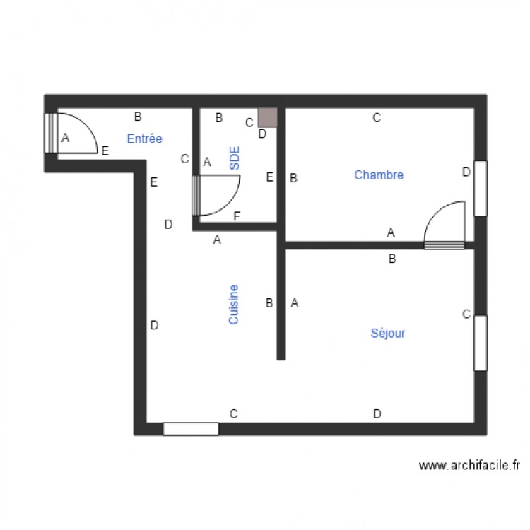 DA COSTA. Plan de 0 pièce et 0 m2