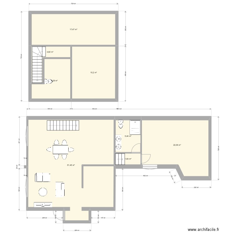 Maisons Laffitte v3. Plan de 8 pièces et 127 m2
