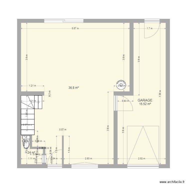 PLAN EXTENSION ELECTICITE. Plan de 0 pièce et 0 m2