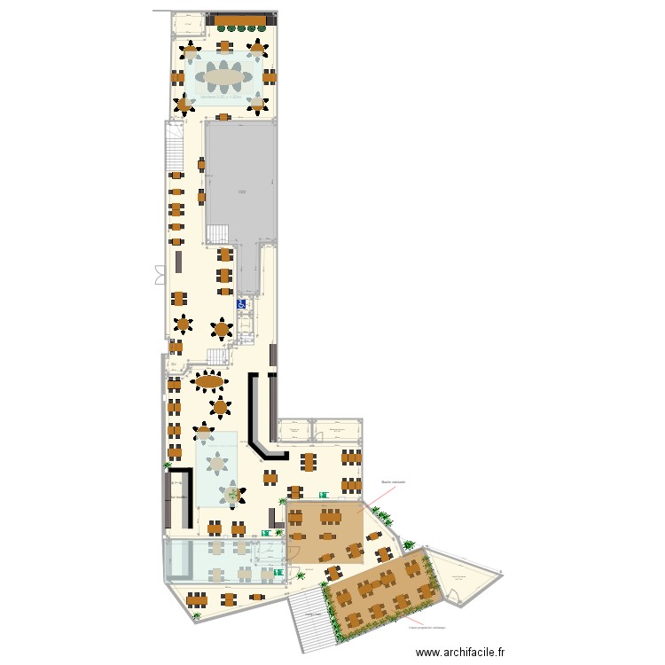 Chez Manou Brignais. Plan de 0 pièce et 0 m2