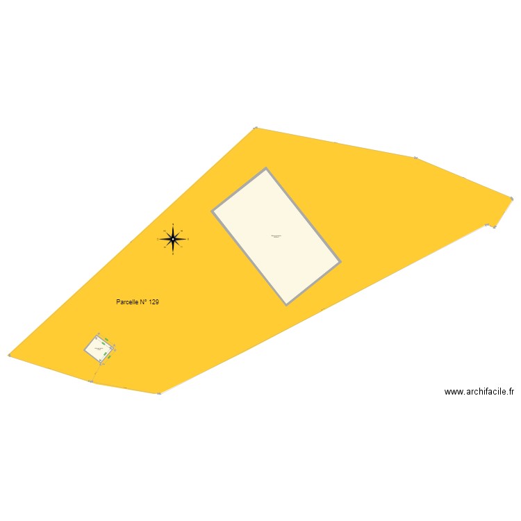 plan de masse. Plan de 0 pièce et 0 m2