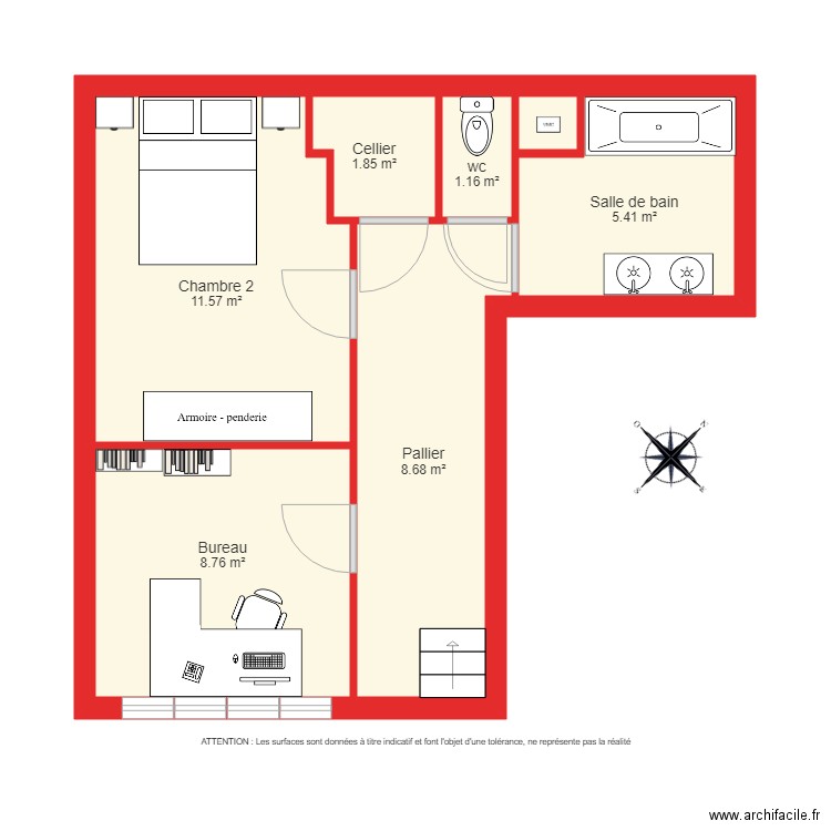 BI 2340 Mézzanine. Plan de 0 pièce et 0 m2