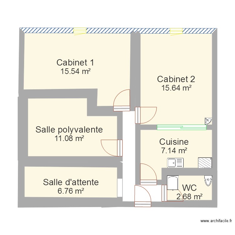 Cabinet maubec . Plan de 0 pièce et 0 m2