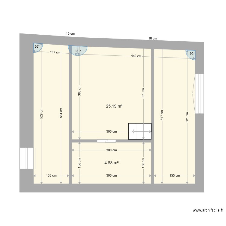 Anatole France 5ème étage Now. Plan de 0 pièce et 0 m2