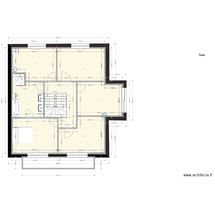 etage 1. Plan de 0 pièce et 0 m2