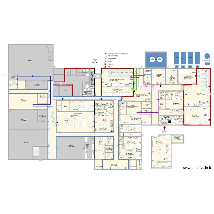 V208 Plan distillation Gin  20 000p2  V1. Plan de 0 pièce et 0 m2